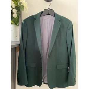 Green emerald blazer for men.